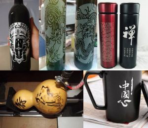荆州公安县酒瓶葫芦工艺品激光雕刻机